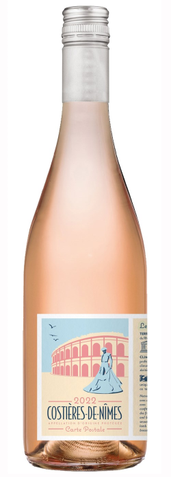 Carte Postale Vin Rose